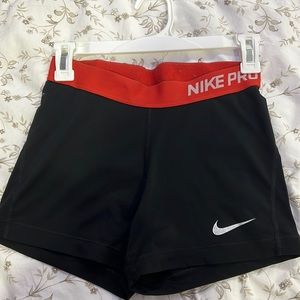black nike pro spandex short